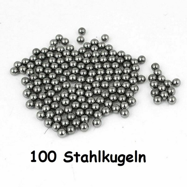 100 Stahlkugeln / Ø 8mm